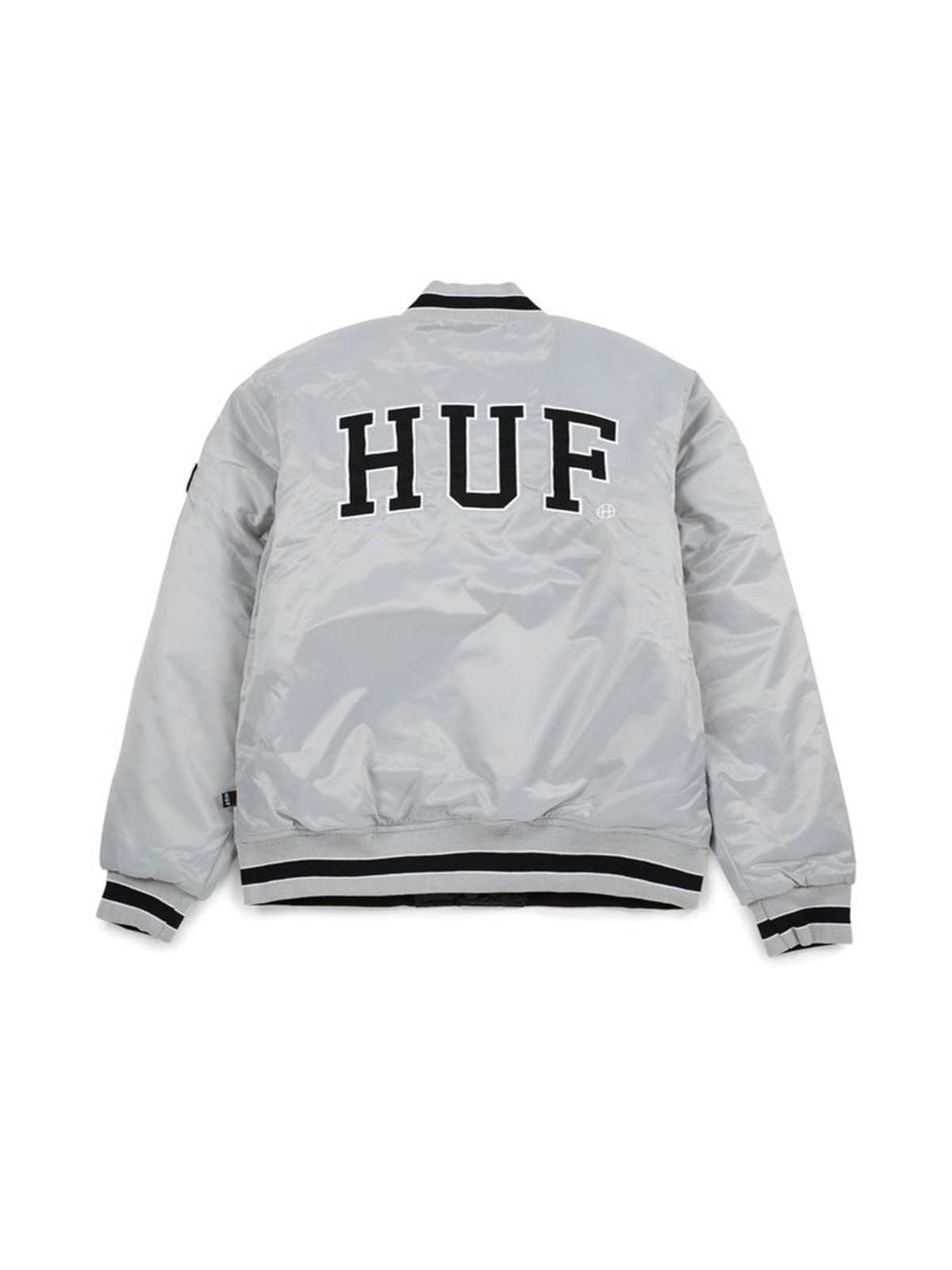 HUF Reversible Silver Easy Satin Jacket