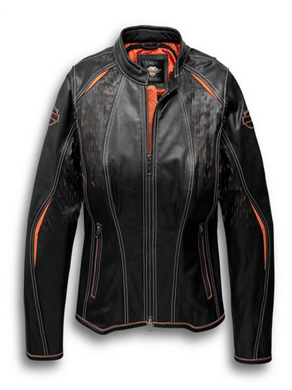 Harley Davidson Perforated With Coolcore Technology Leather Jacket