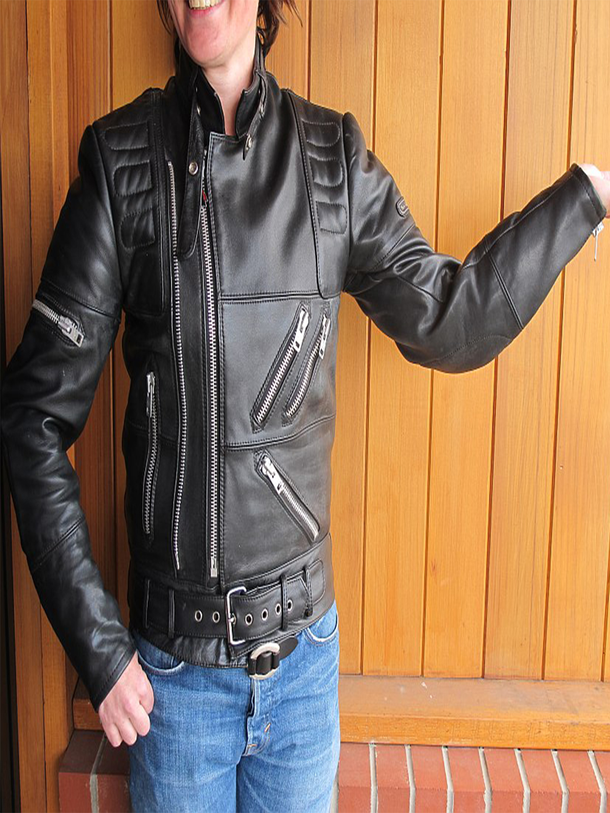 Hein Gericke Live Eagle Black Leather Jacket