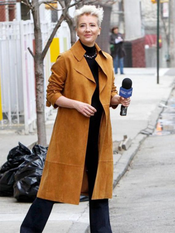 Late Night Emma Thompson Trench Coat