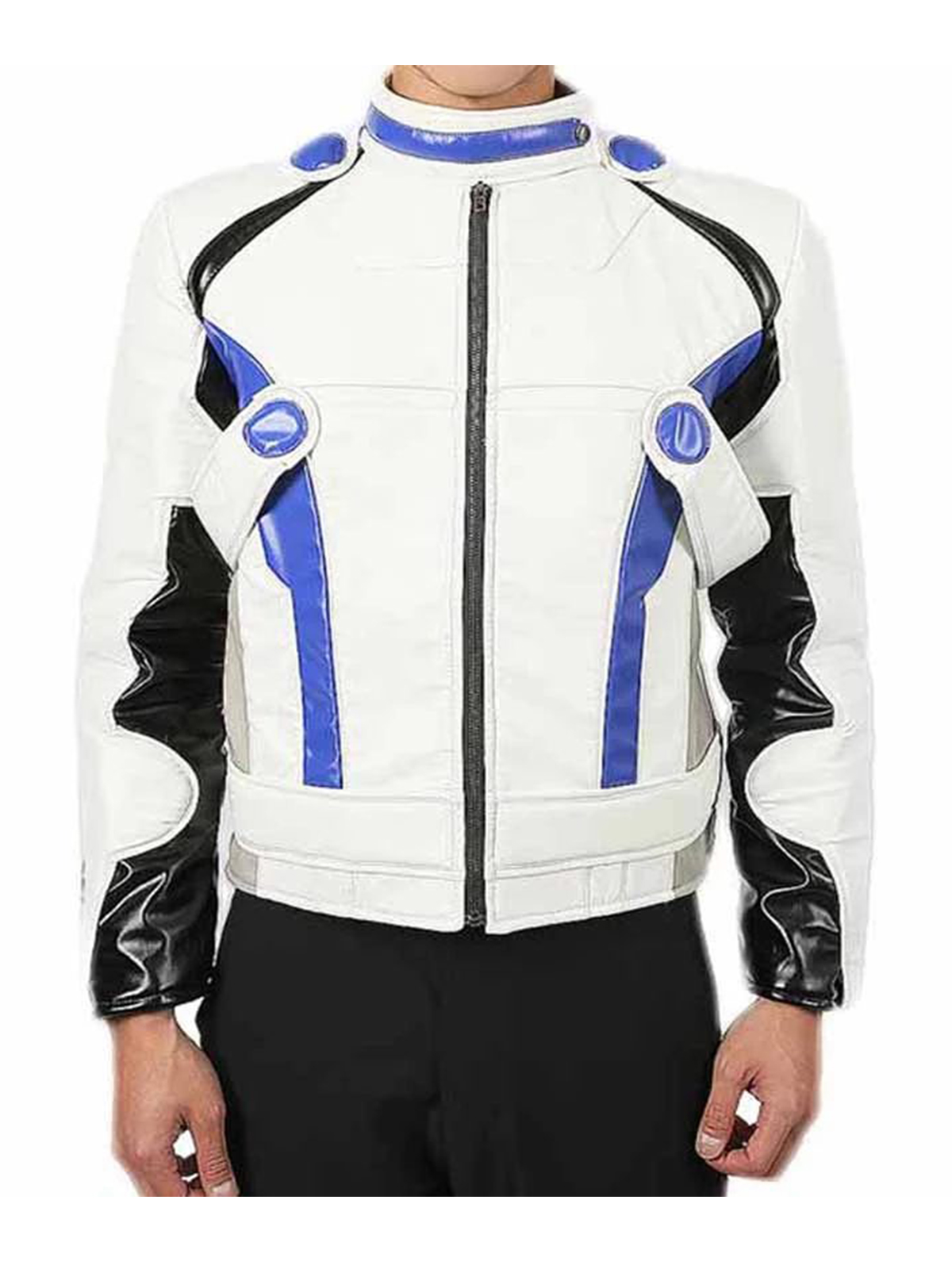 Liam Kosta Mass Effect Andromeda White Leather Jacket