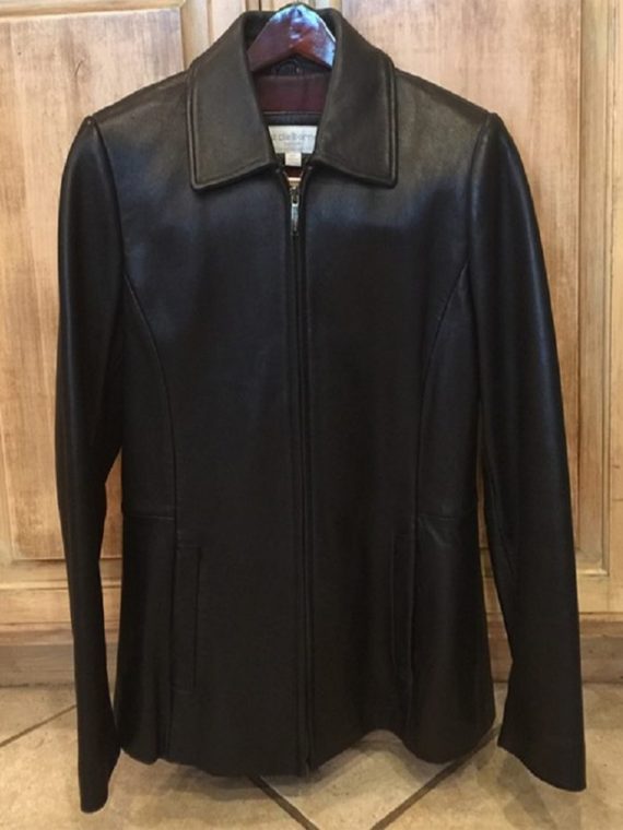 Liz Claiborne Soft Black Leather Jacket