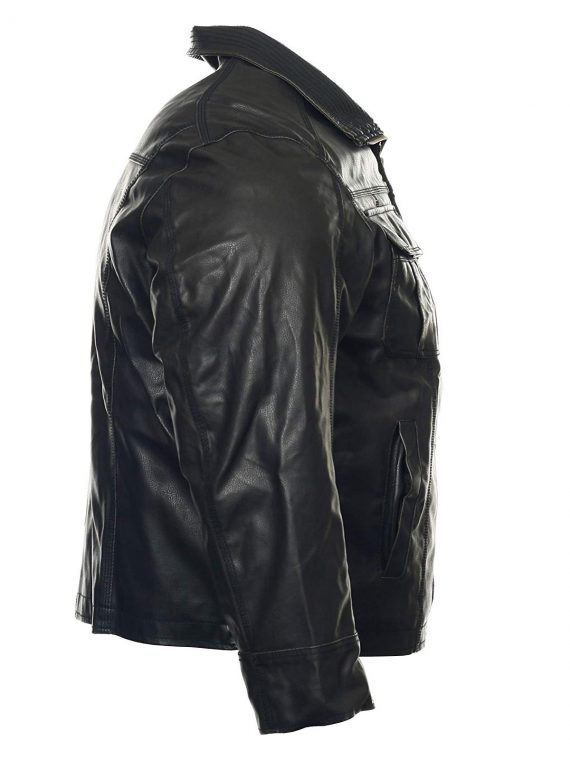 Mens Columbia Faux Leather Jacket