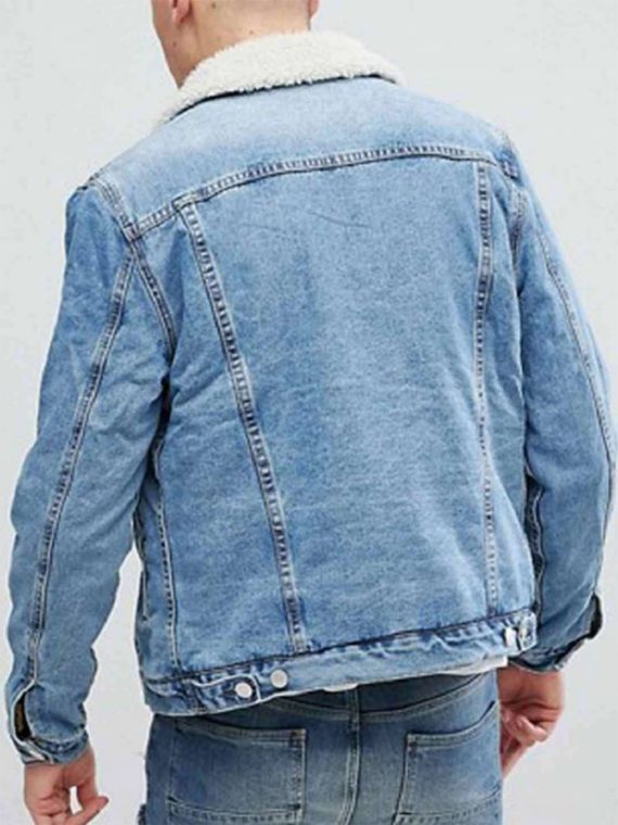 Mens Erik Killmonger Jean Jacket