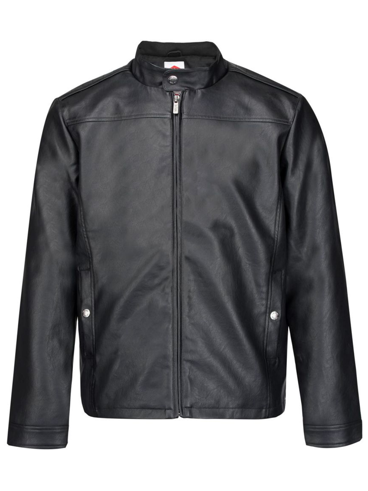 Mens Lee Cooper Biker Pu Leather Jacket