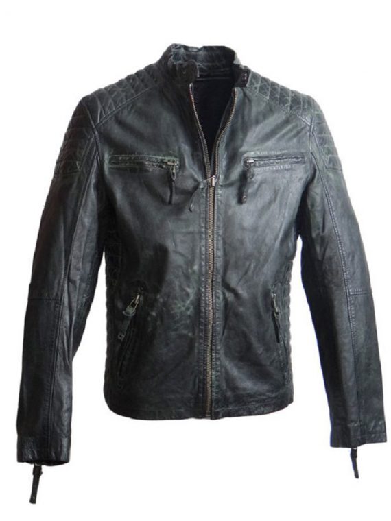 Mens Used look Leather Jacket