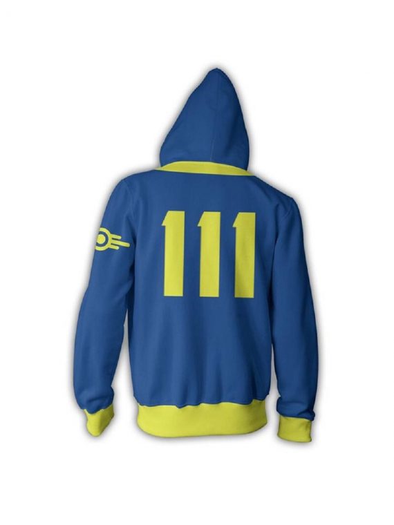 Men's Vault 111 Cosplay Hooded Jacket - Image 2