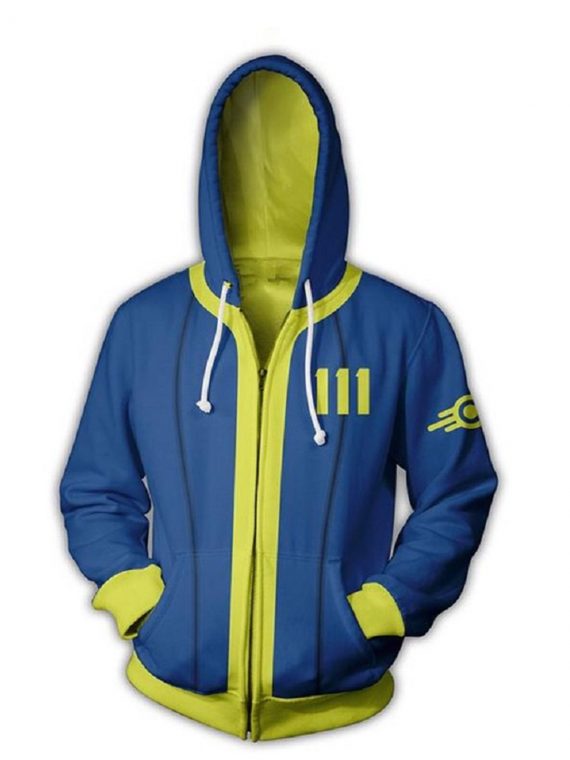 Mens Vault 111 Cosplay Jacket