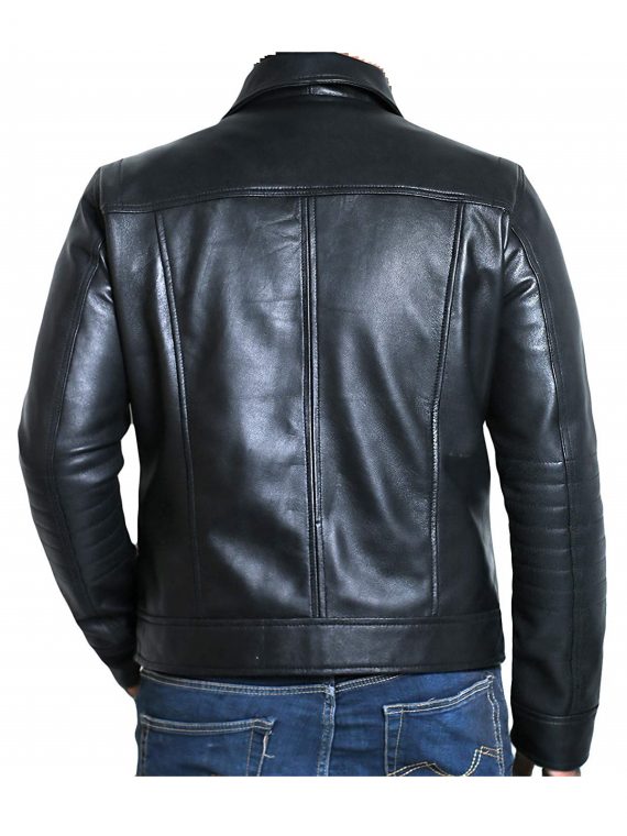 Men’s Genuine Lambskin Black Jacket