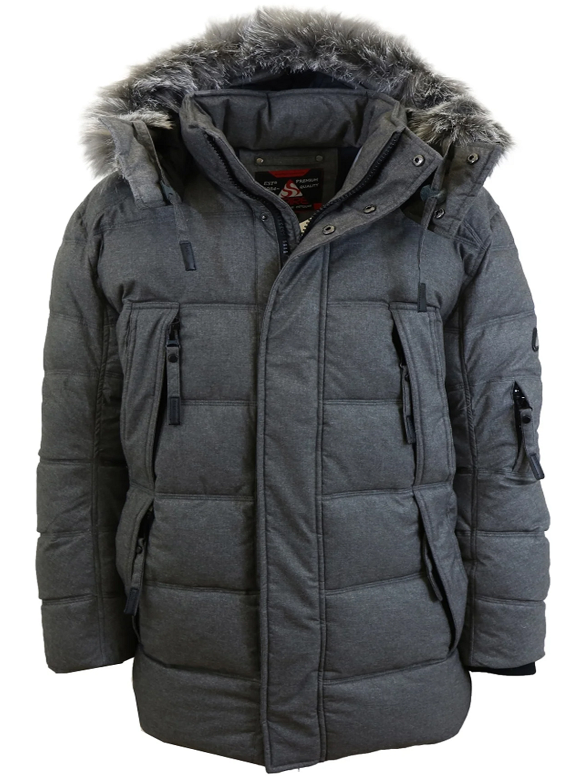 Men’s Heavyweight Parka Jacket With Detachable Hood