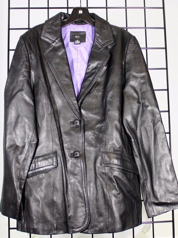 Men’s Mossimo Black Leather Jacket