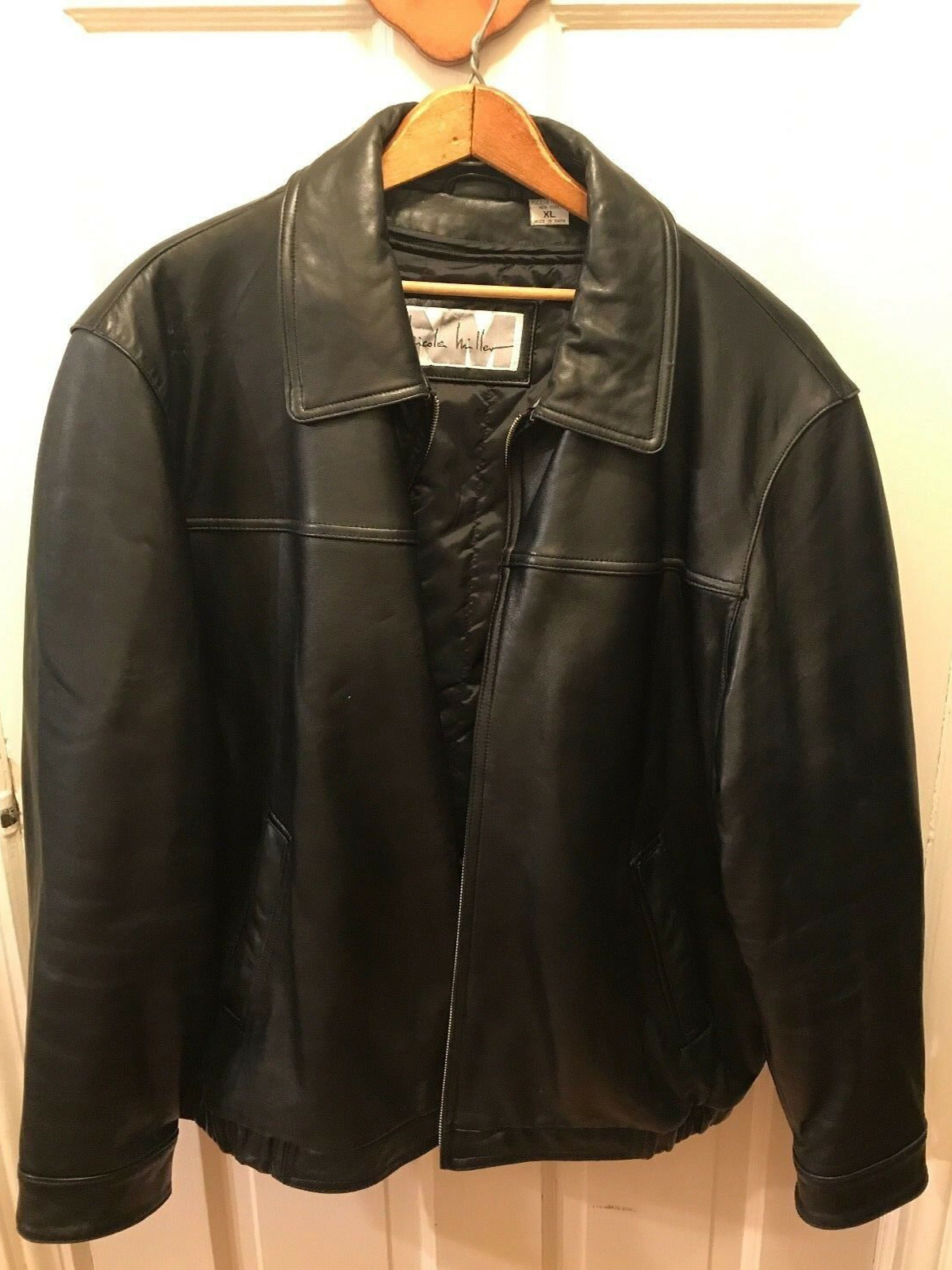 Men’s Nicole Miller Leather Jacket