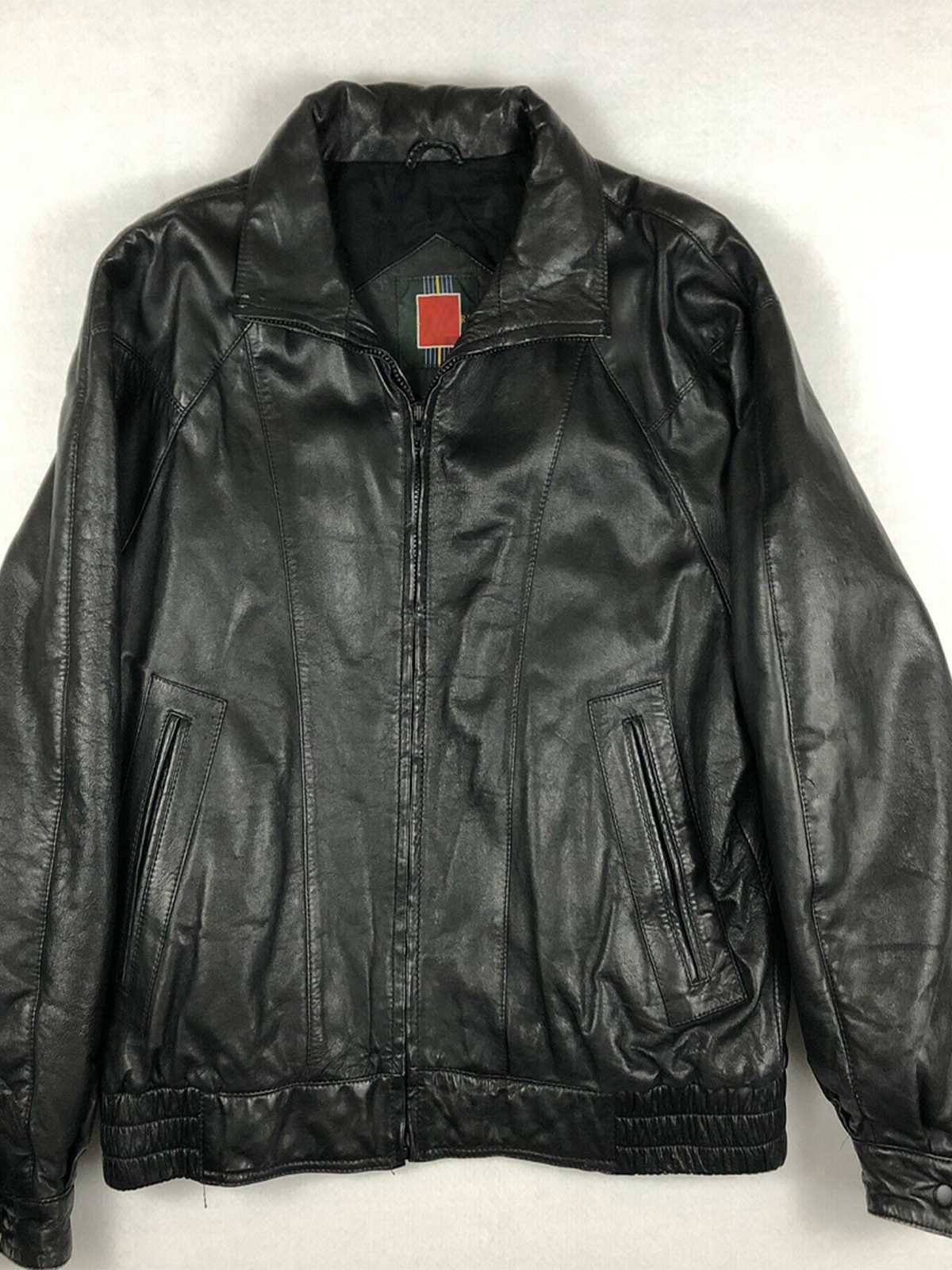 Men’s William Barry Black Leather Jacket