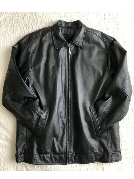 Men’s Winco Usa Black Leather Jacket