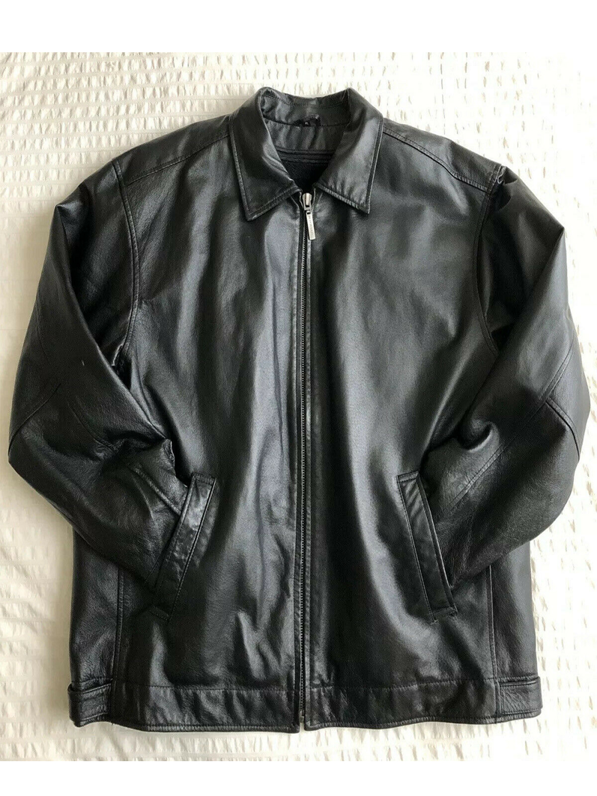 Men’s Winco Usa Black Leather Jacket