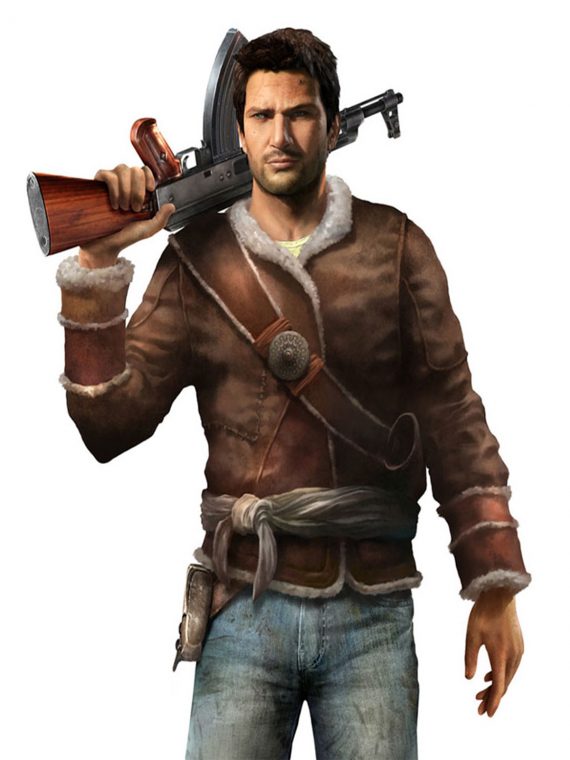 Nathan Drake Uncharted Brown Winter Jacket