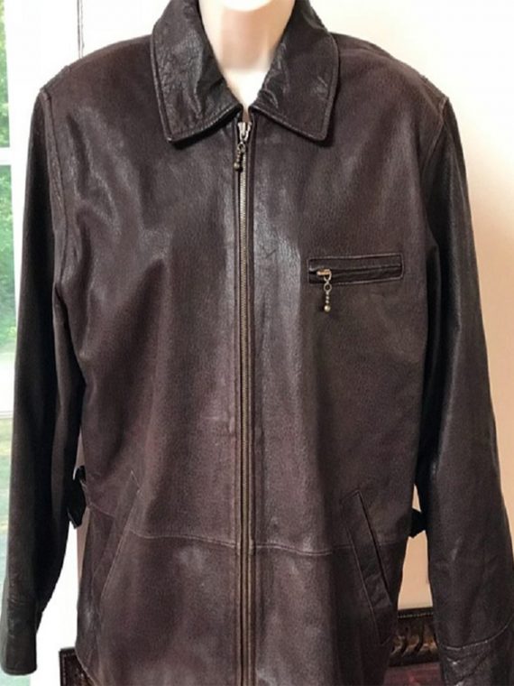 Newport News Easy Style Leather Jacket