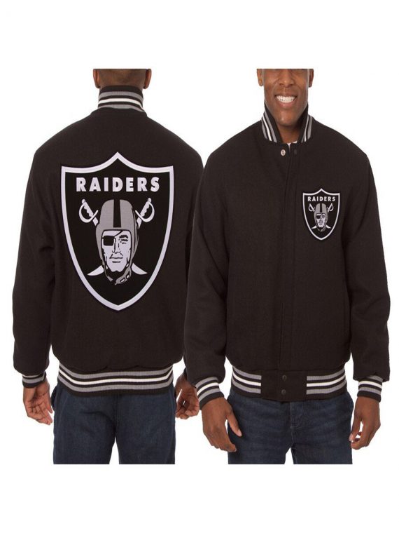 Oakland Raiders JH Brown Embroidered Jacket