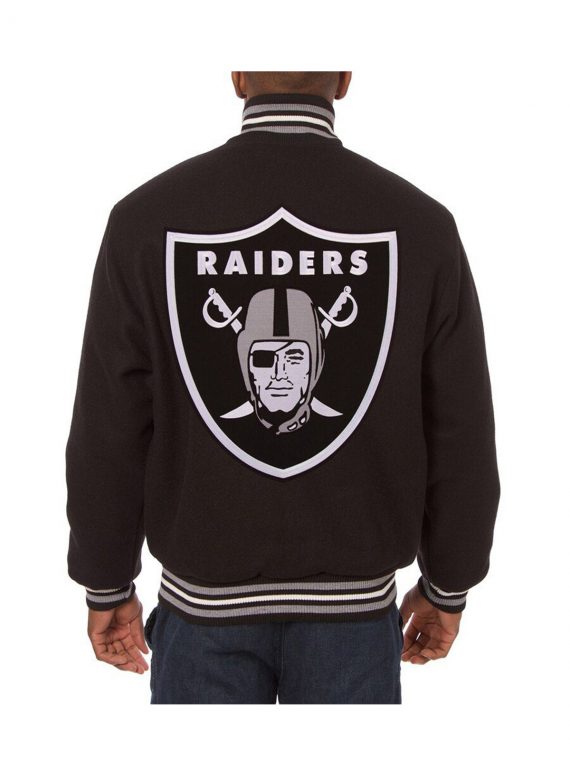 Oakland Raiders JH Design Embroidered Jacket