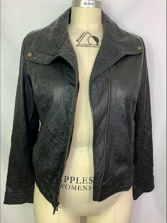 Old Navy 100% Leather Jacket