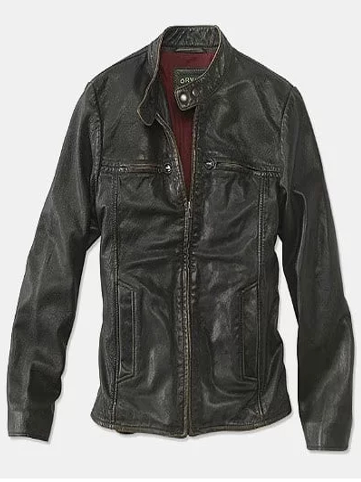 Orvis Foxdale Racer Leather Jacket