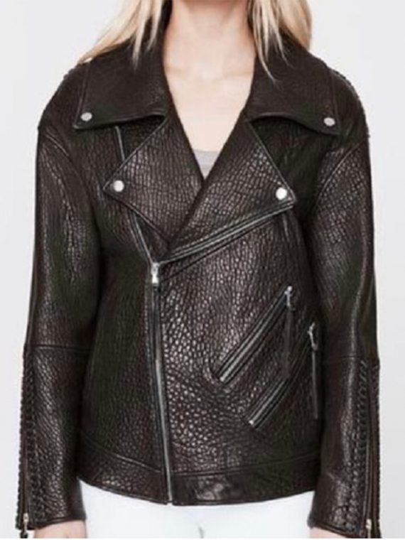 Rebecca Minkoff Moto Bikers Leather Jacket