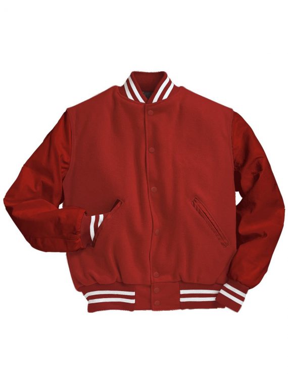 Red Letterman Jacket