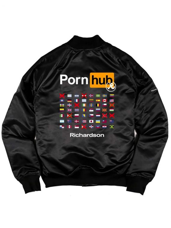 Richardson X Pornhub 2018 Flags Bomber Jacket