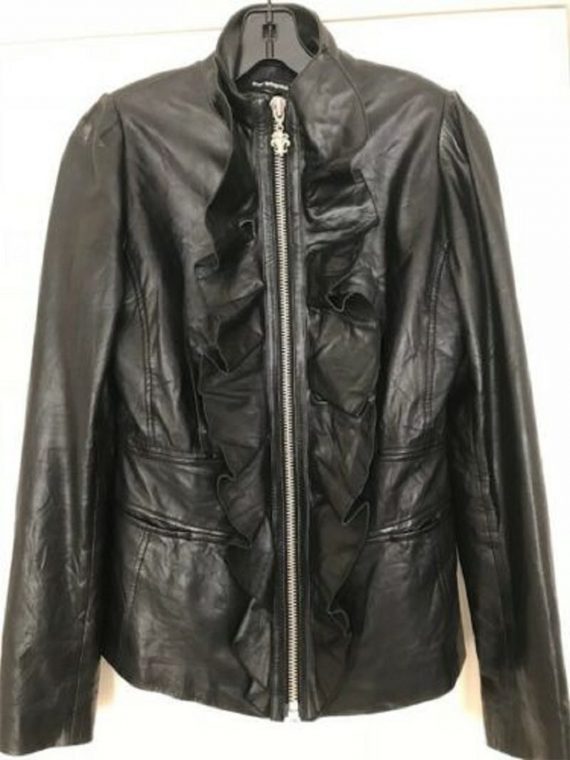 Royal Underground Black Leather Jacket