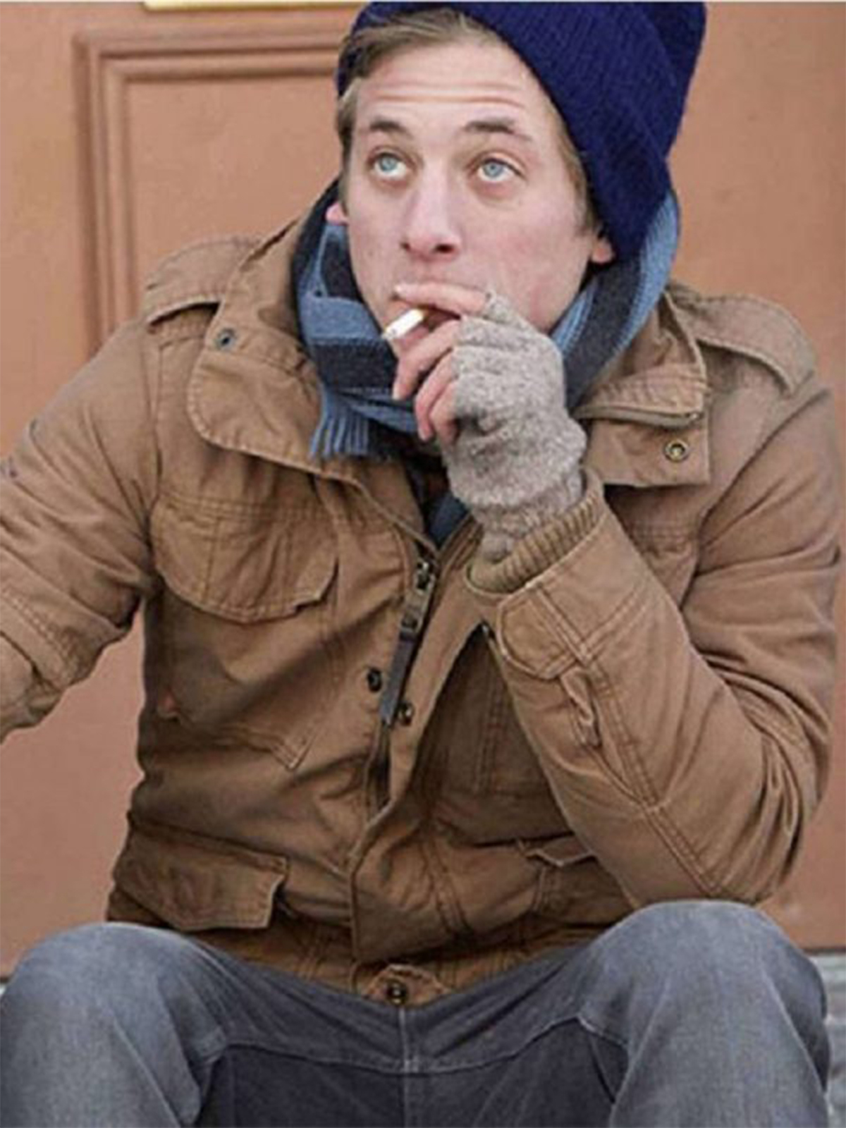 Shameless Lip Gallagher Brown Cotton Jacket