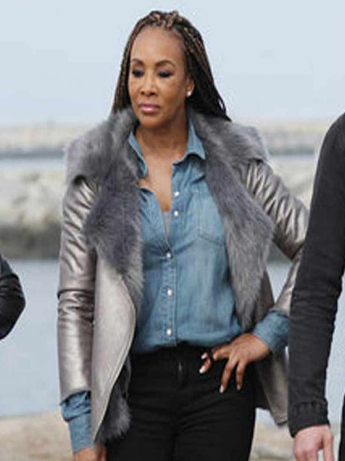 Sharknado 6 Vivica A Fox Shearling Jacket