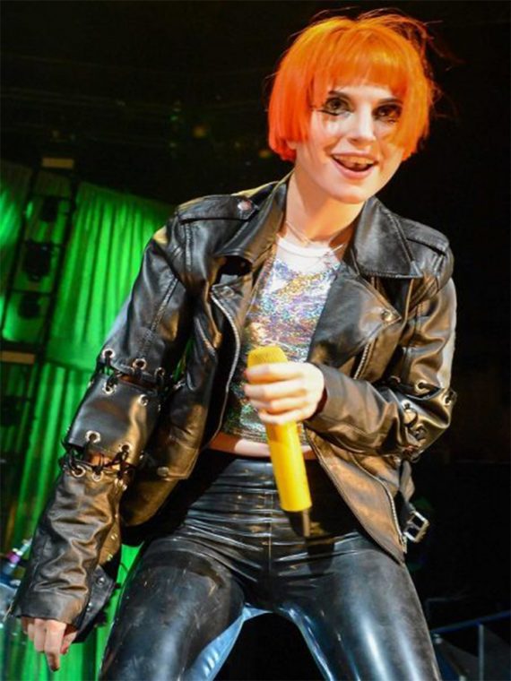 Singer Hayley Williams Leather Jacket