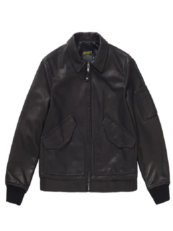 Supreme Schott Tanker Leather Jacket