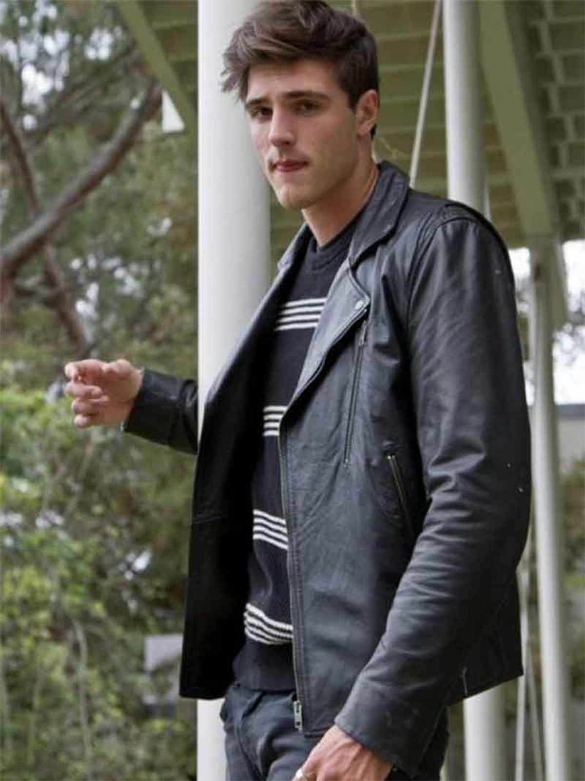 The Kissing Booth 2 Noah Flynn Leather Jacket