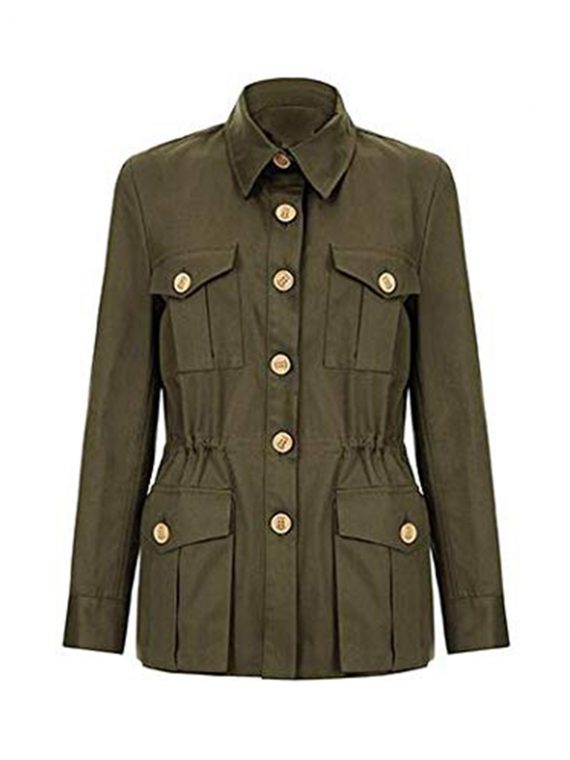 The Tracker Road Master Olive Cotton Jacket