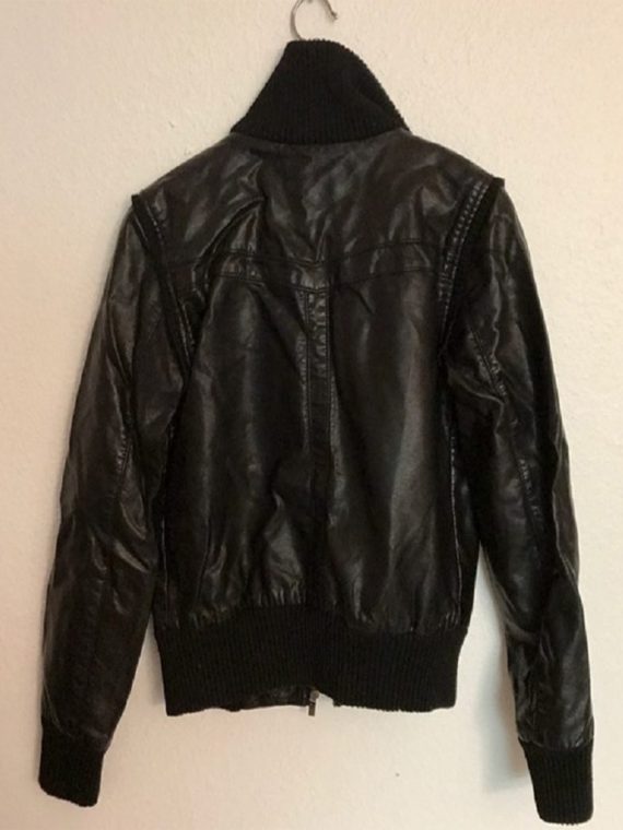 Urban Outfitters Black Leather Jacket - Image 2