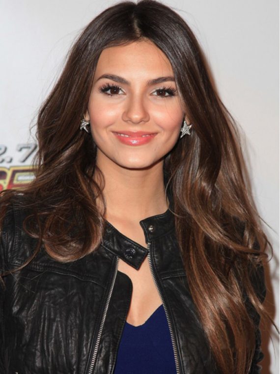 Victoria Justice Black Leather Jacket