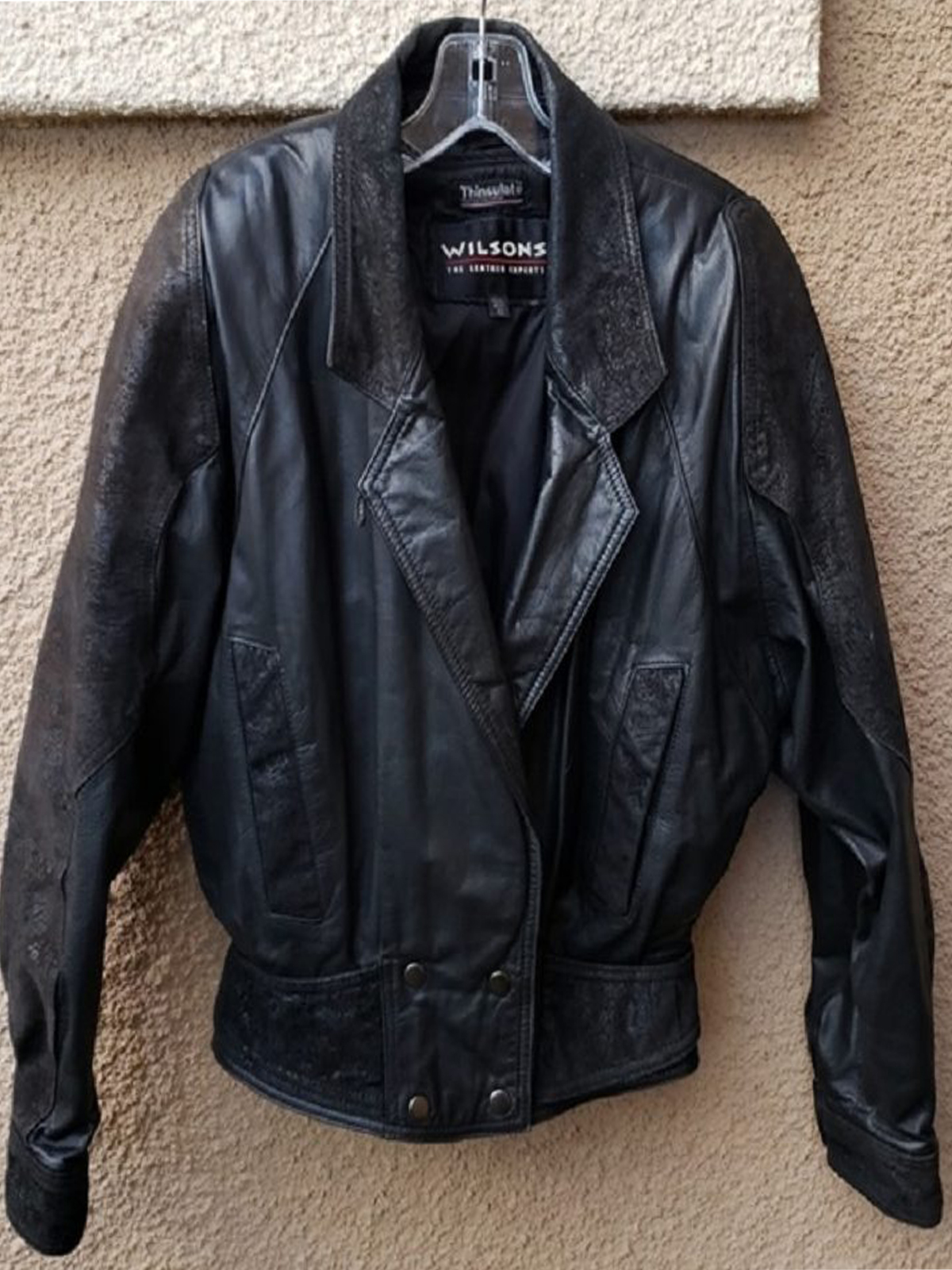 Vintage 80’s Wilsons Biker Leather Jacket