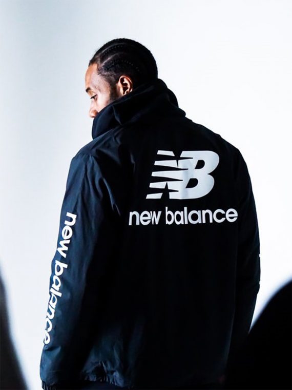 Vintage New Balance Big Logo Coach Jacket