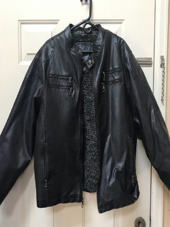 Whispering Smith Black Leather Jacket