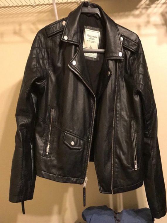 Women Abercrombie & Fitch Vegan Leather Jacket