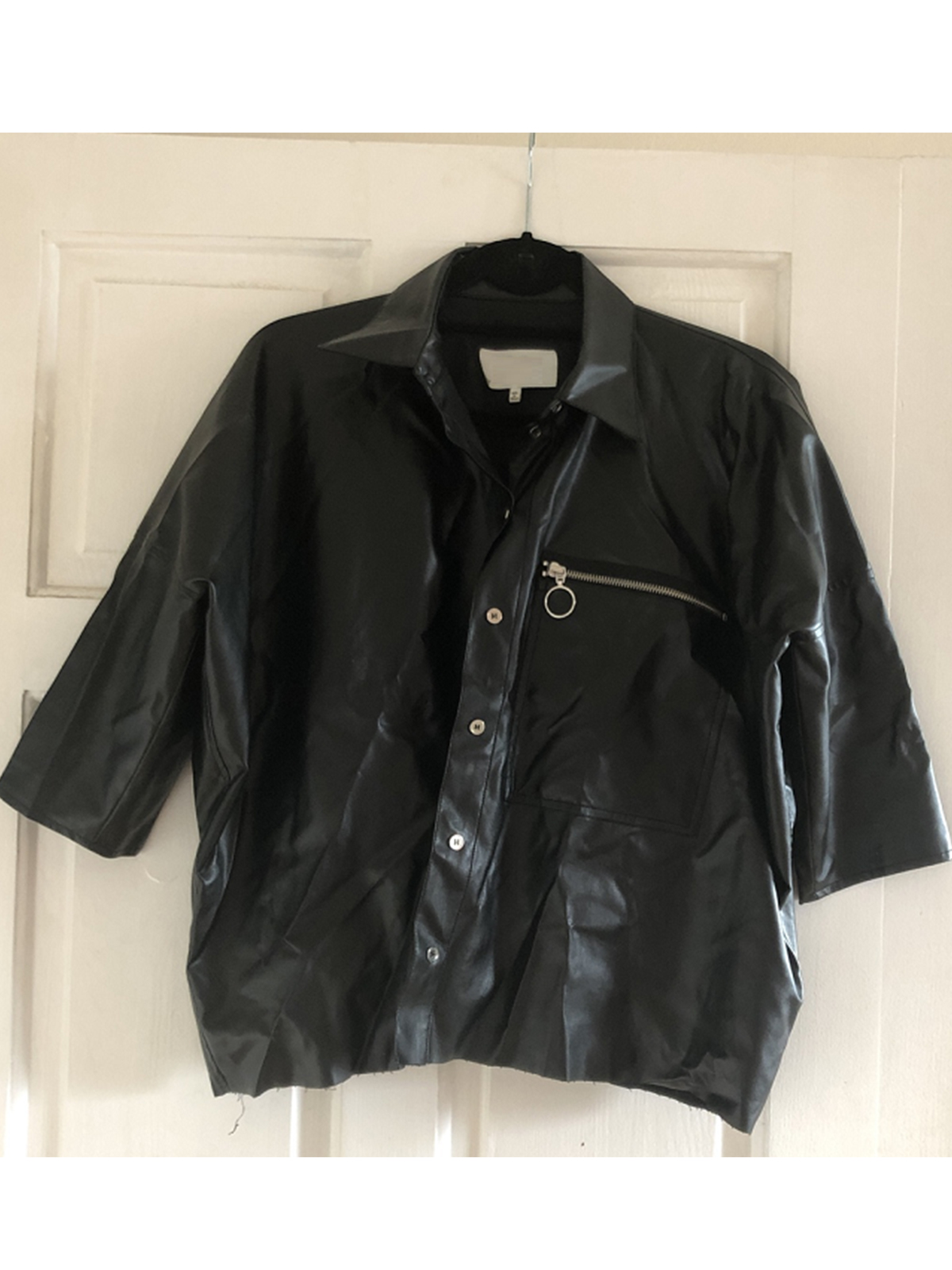 Womens MMD Black Leather Jacket