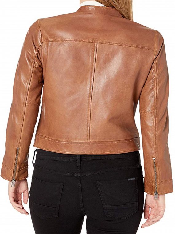 Women’s Lucky Branded Brown Jacket