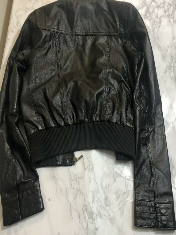 Zara TRF Trafaluc Leather Collection Biker Jacket