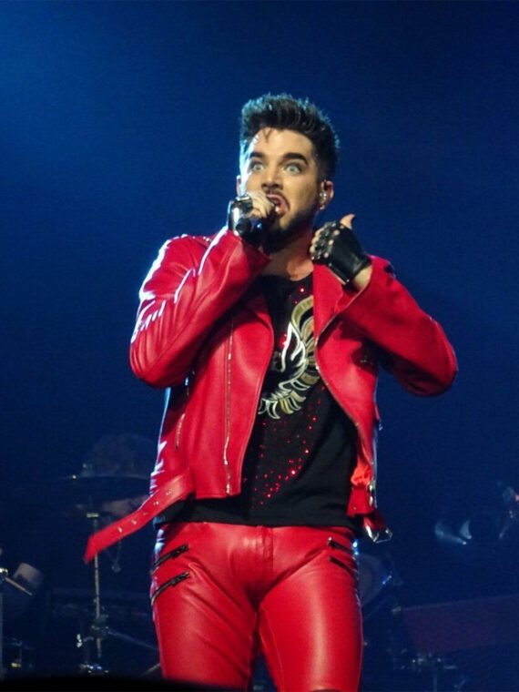 Adam Lambert Concert 2020 Red Jacket