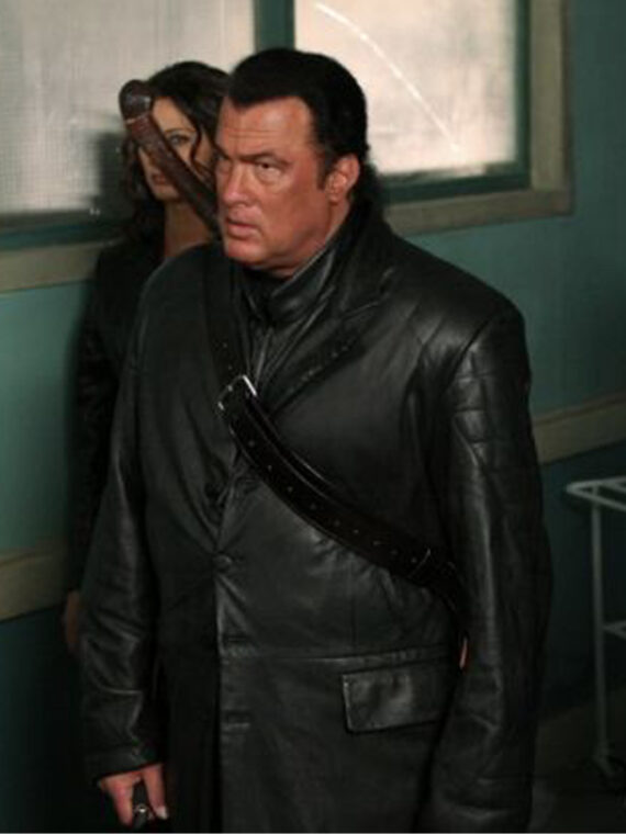 Against The Dark Steven Seagal Tao Black Coat - Image 3