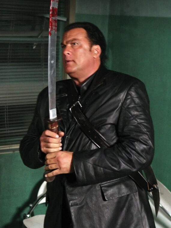 Against The Dark Steven Seagal Tao Black Coat - Image 2