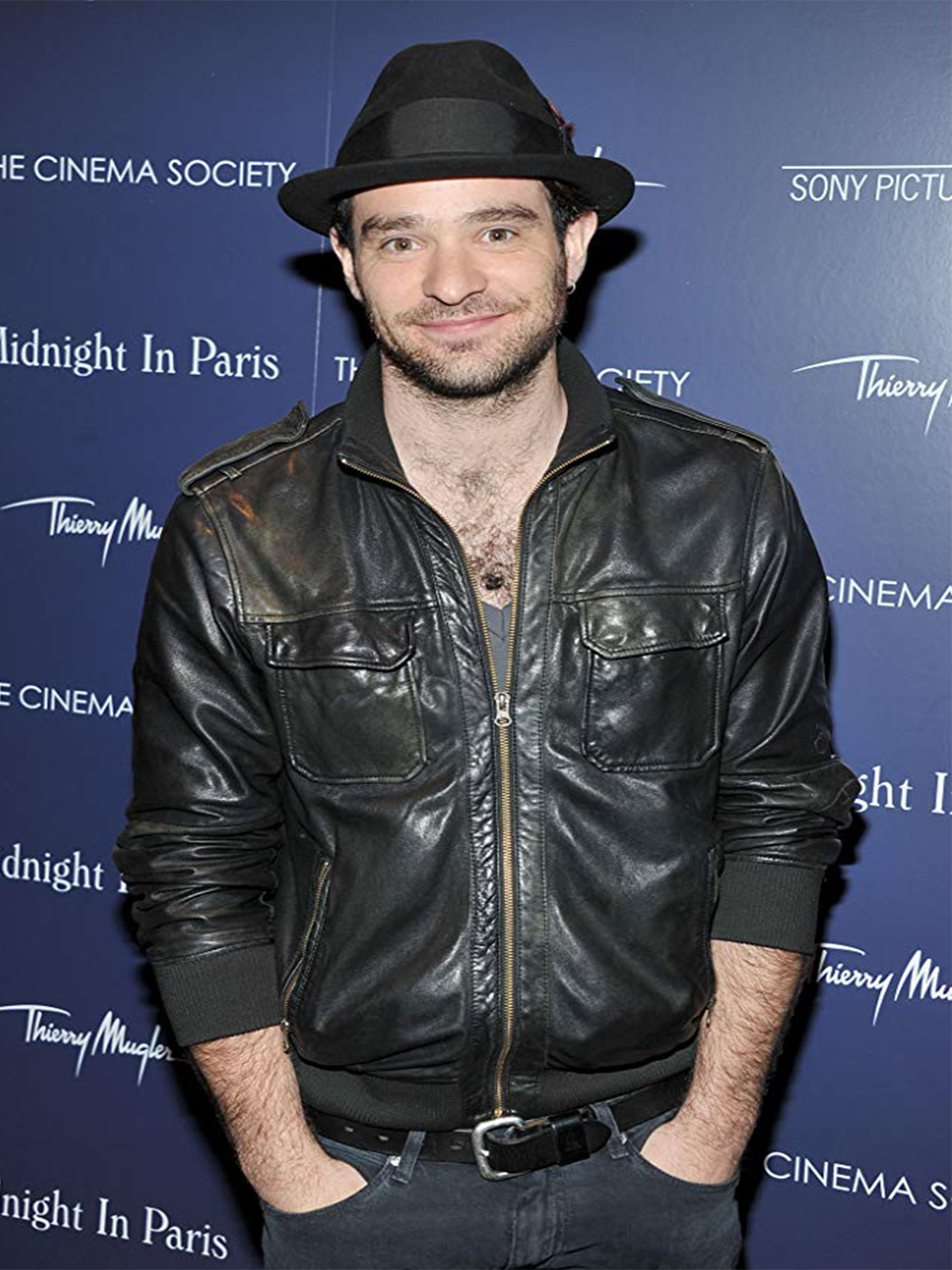 Charlie Cox Midnight Event Leather Jacket