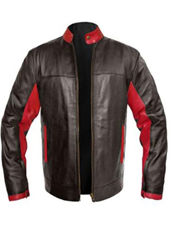 Christian Bale Batman Dark Knight Genuine Leather Jacket - Image 3