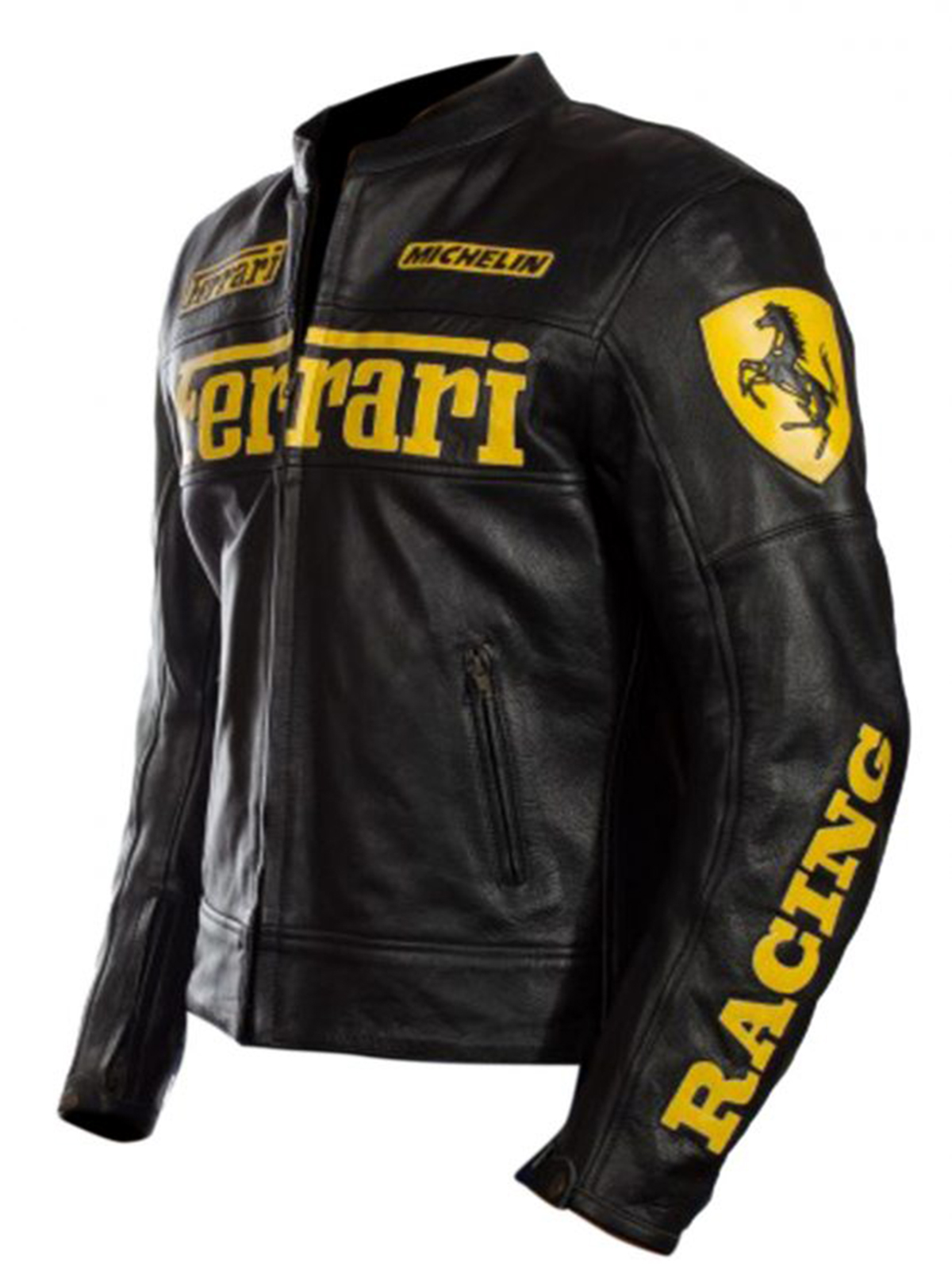 Ferrari Motorcycle Black Jacket